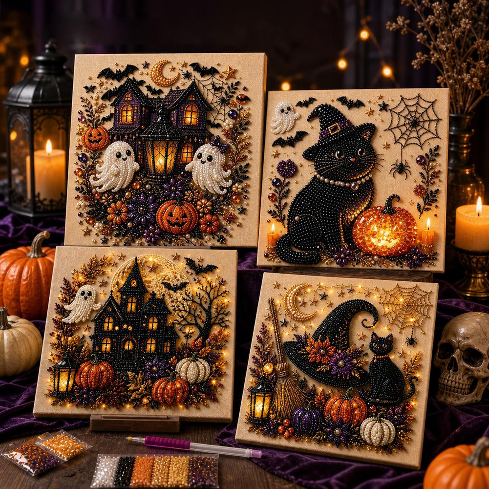 Painting Supplies - Zestaw DIY Halloween Duch i Dynia