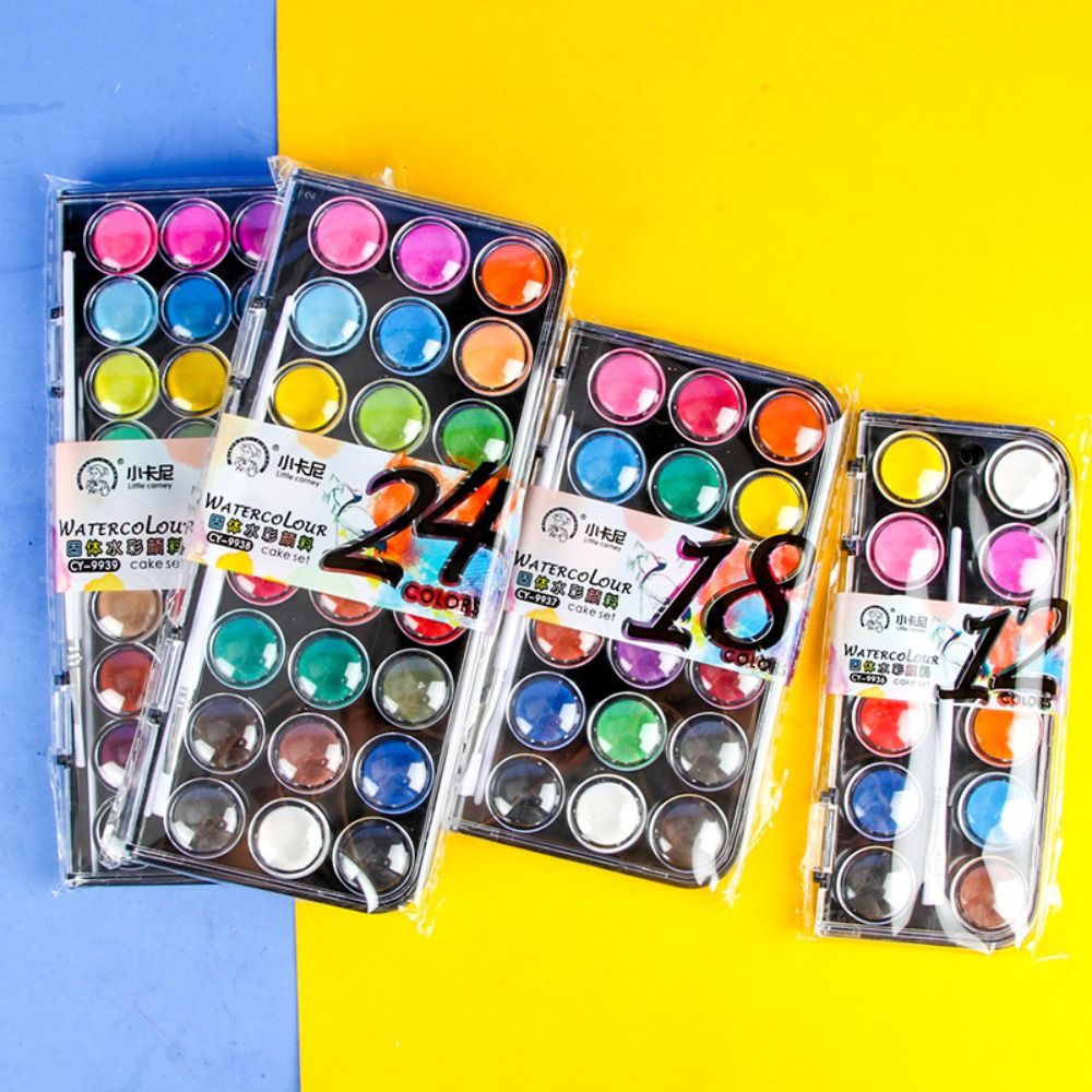 12/18/24/36 kolorów stały zest – Watercolor Paint Set Solid Pigment recenzja i cena