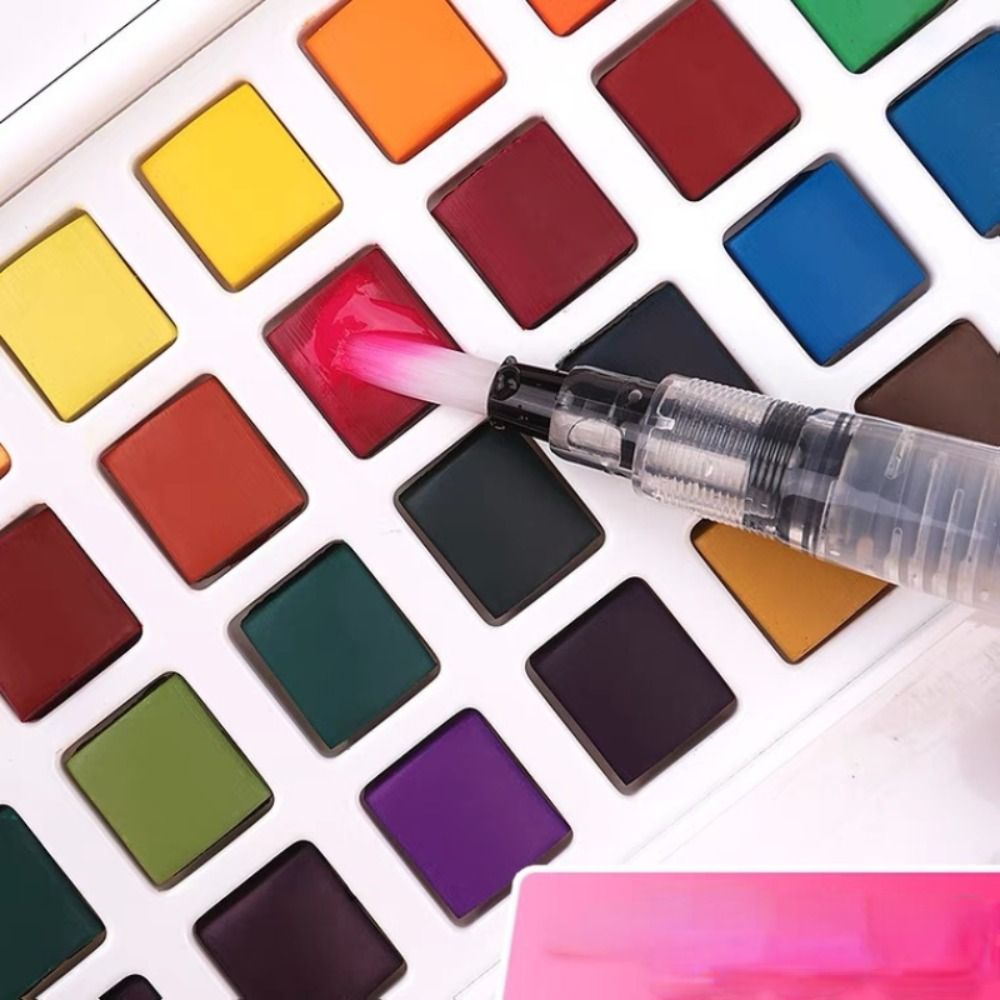 Zestaw akwareli składanych, 18 – Watercolor Paint Set Solid Pigment recenzja i cena