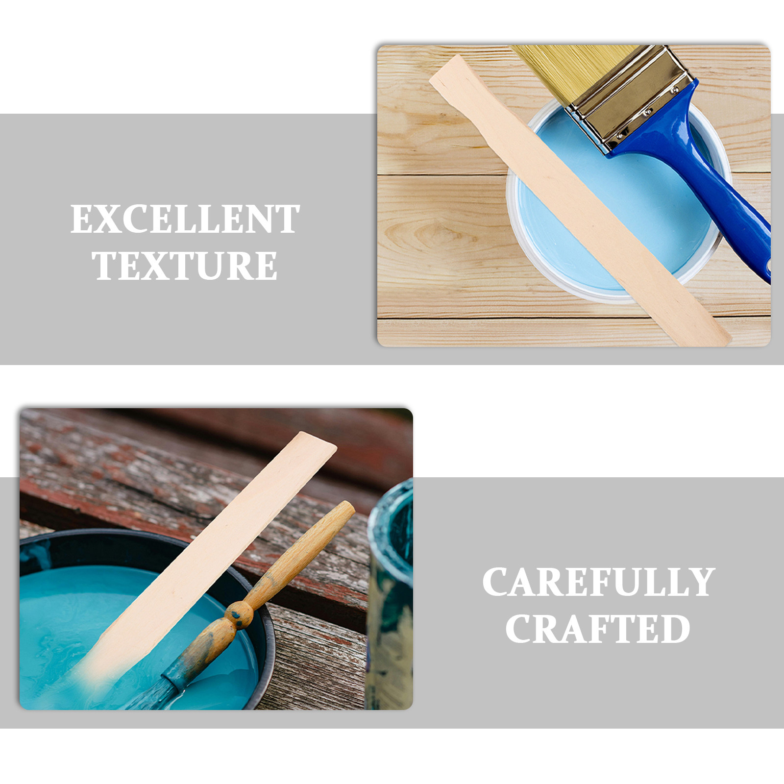 50 szt. Drewniane mieszadła do – Craft Tools recenzja i cena